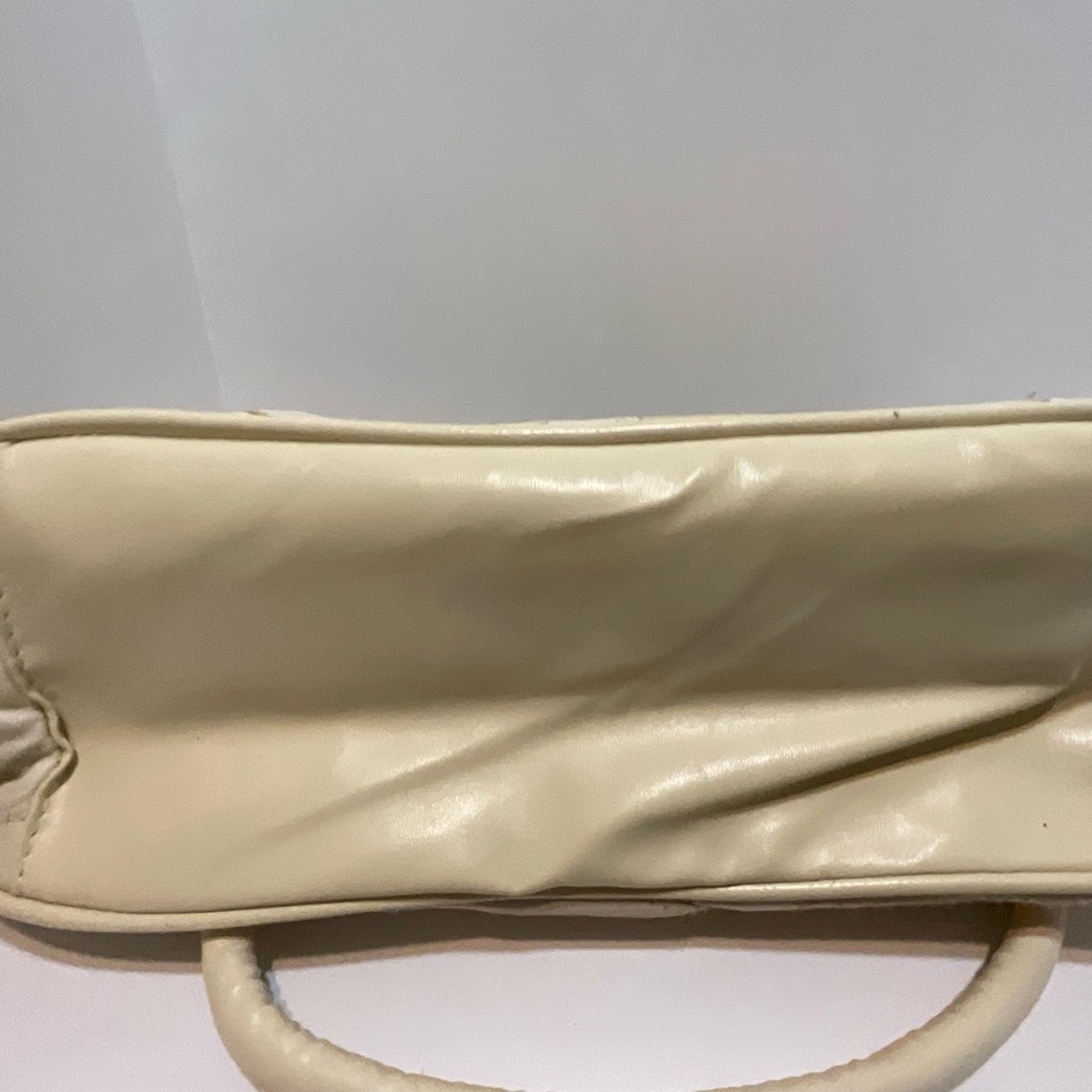 Two Toned Brown Leather Patchwork Handbag - image 4